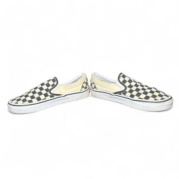 Vans Classic Slip-On Checkerboard Shoes Men’s 6.5 / Women’s 8 Black White Asher - Picture 7 of 8
